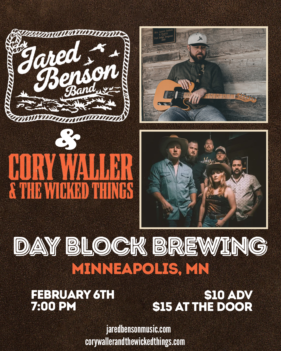 Feb6 Jared Benson Band flyer